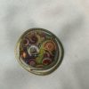 Accroche clés aimanté pour sac CRÉATION UNIQUE "Mandala multi sur bronze"