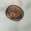 Accroche clés aimanté pour sac CRÉATION UNIQUE "Mandala teinte cuivre sur bronze" – Image 2