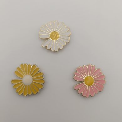 Broche aimantée "Fleur Marguerite"