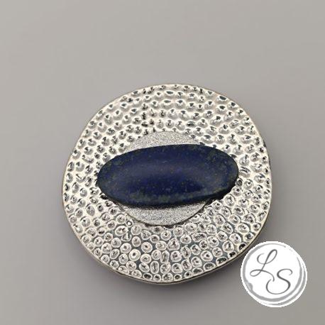 BROCHE AIMANTÉE CRÉATION UNIQUE  "Lapis lazuli" – Image 3