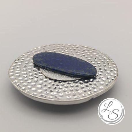 BROCHE AIMANTÉE CRÉATION UNIQUE  "Lapis lazuli" – Image 4