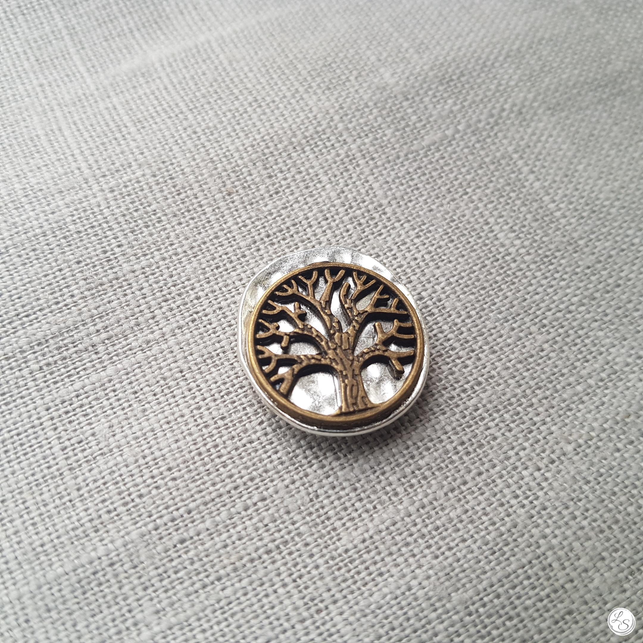 Broche aimantée "Arbre de vie bronze" – Image 2