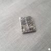 Broche aimantée "Arbre de vie argenté rectangle" – Image 2