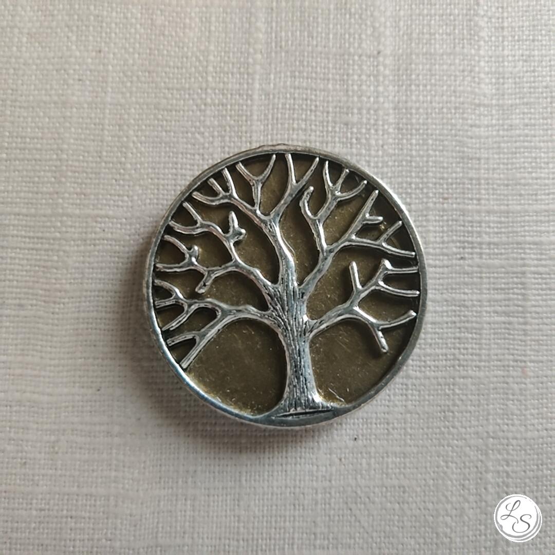 Accroche clés aimanté pour sac "arbre de vie"