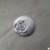 Accroche clés aimanté pour sac "Fleur argenté"