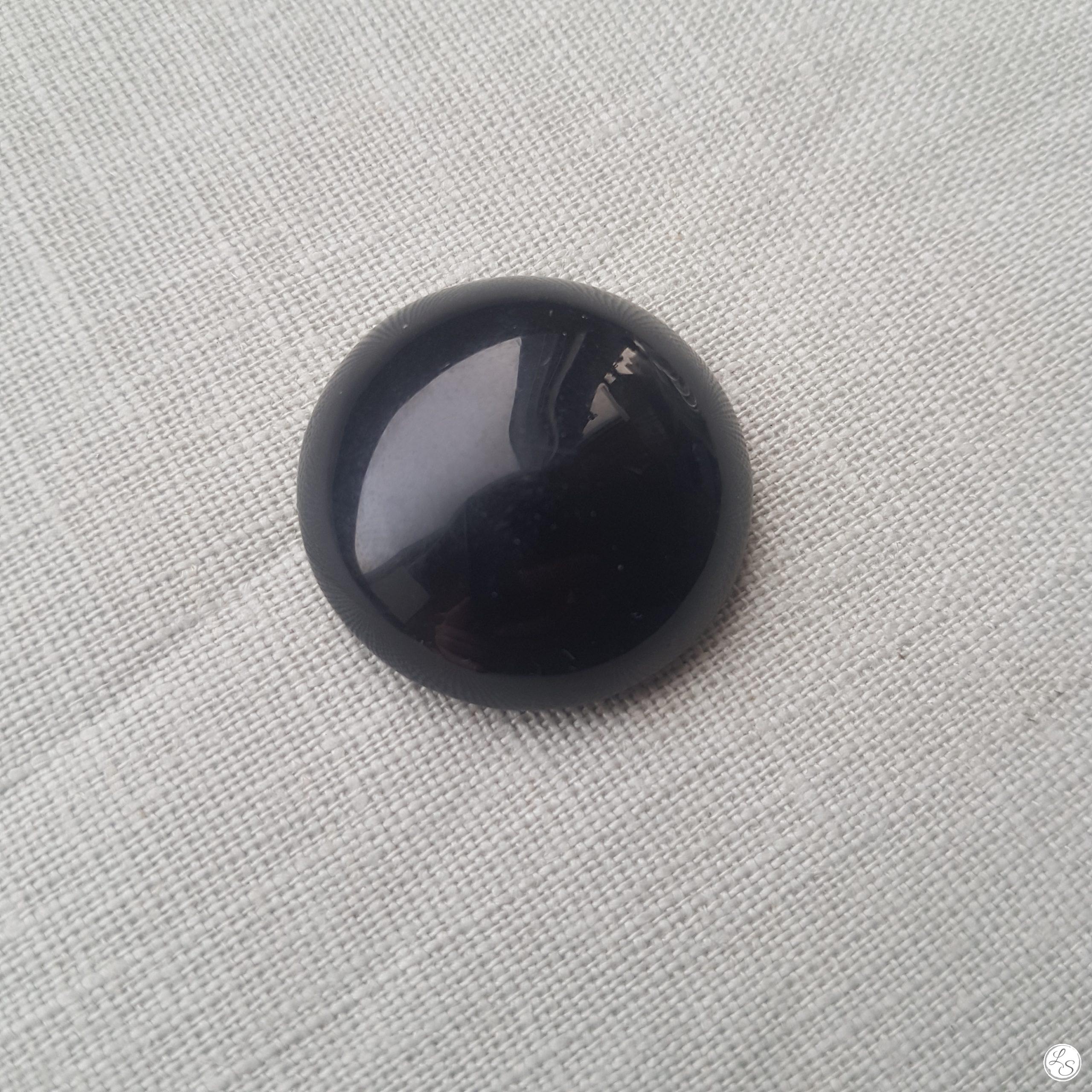 Accroche clés aimanté pour sac noir