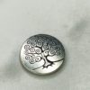 Broche aimantée "Arbre médaillon argenté spirale" – Image 2