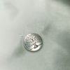 Broche aimantée "Arbre médaillon argenté spirale" – Image 3