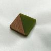 Broche aimantée "Bois carré vert" – Image 2