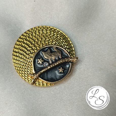 Accroche clés aimanté pour sac "Chat doré " – Image 4