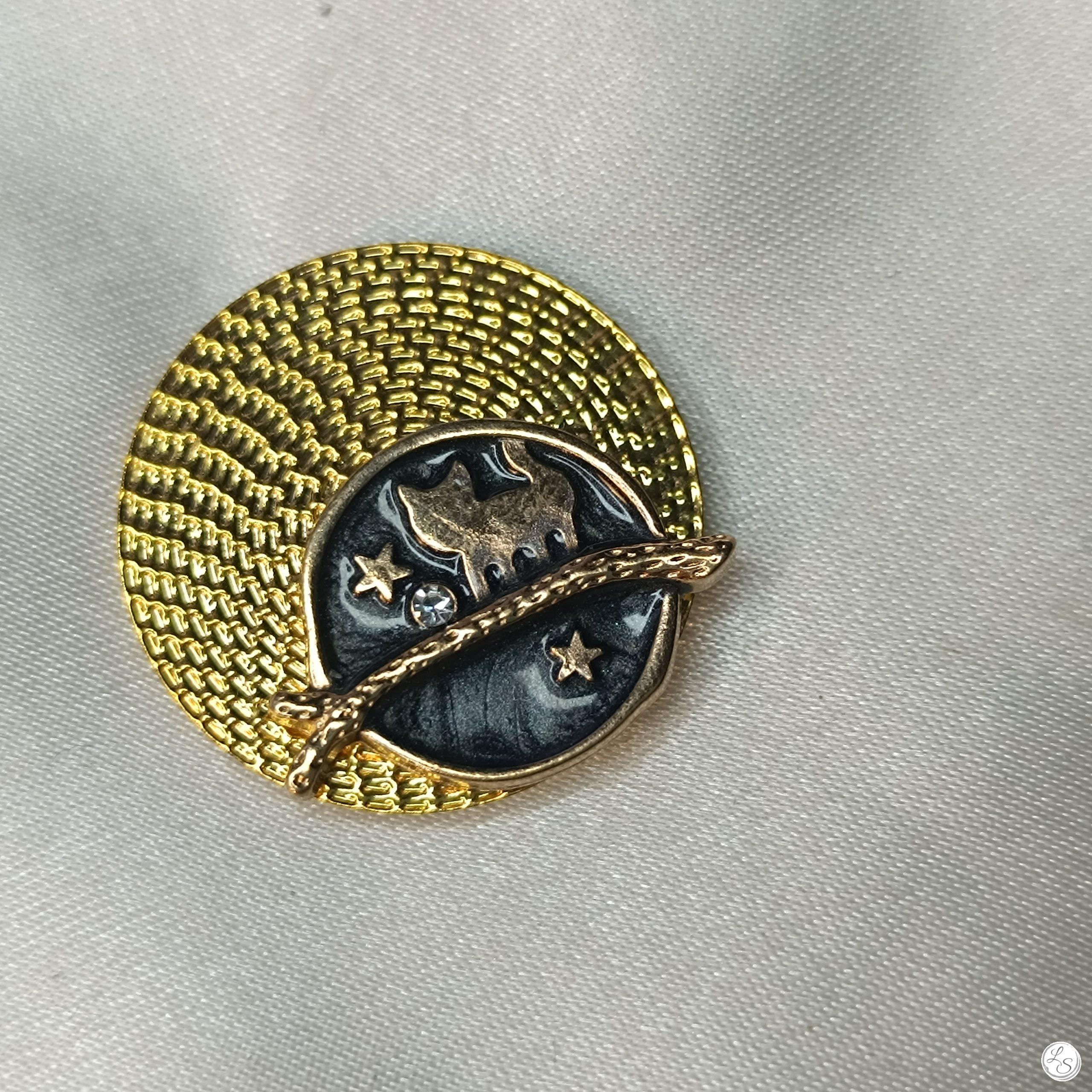 Accroche clés aimanté pour sac "Chat doré " – Image 4