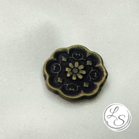 Broche aimantée "Fleur bronze" – Image 2