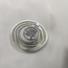 Broche aimantée "Spirale argentée arbre"