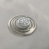 Broche aimantée "Spirale argentée arbre" – Image 2
