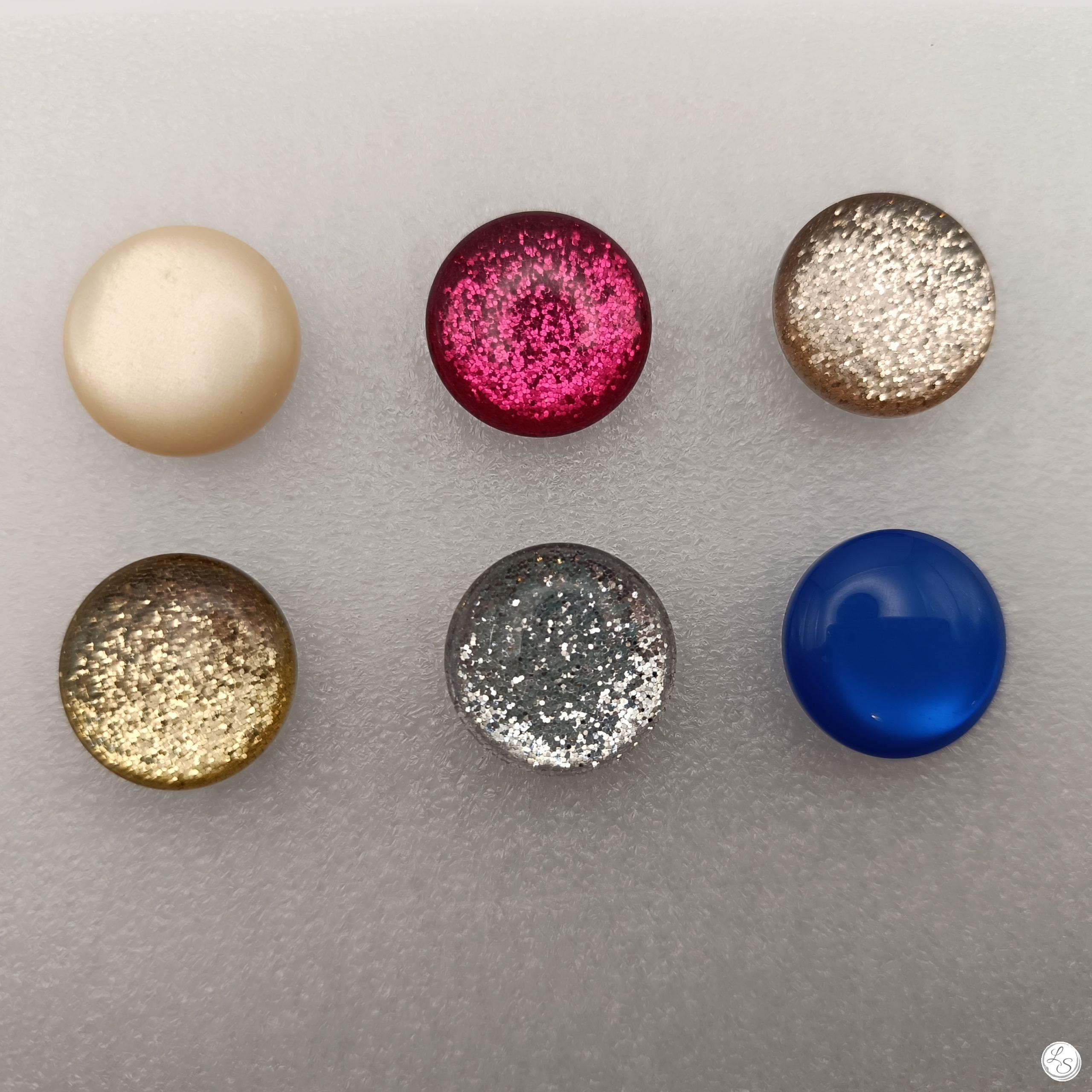 Broche aimantée "Cabochon polaris"