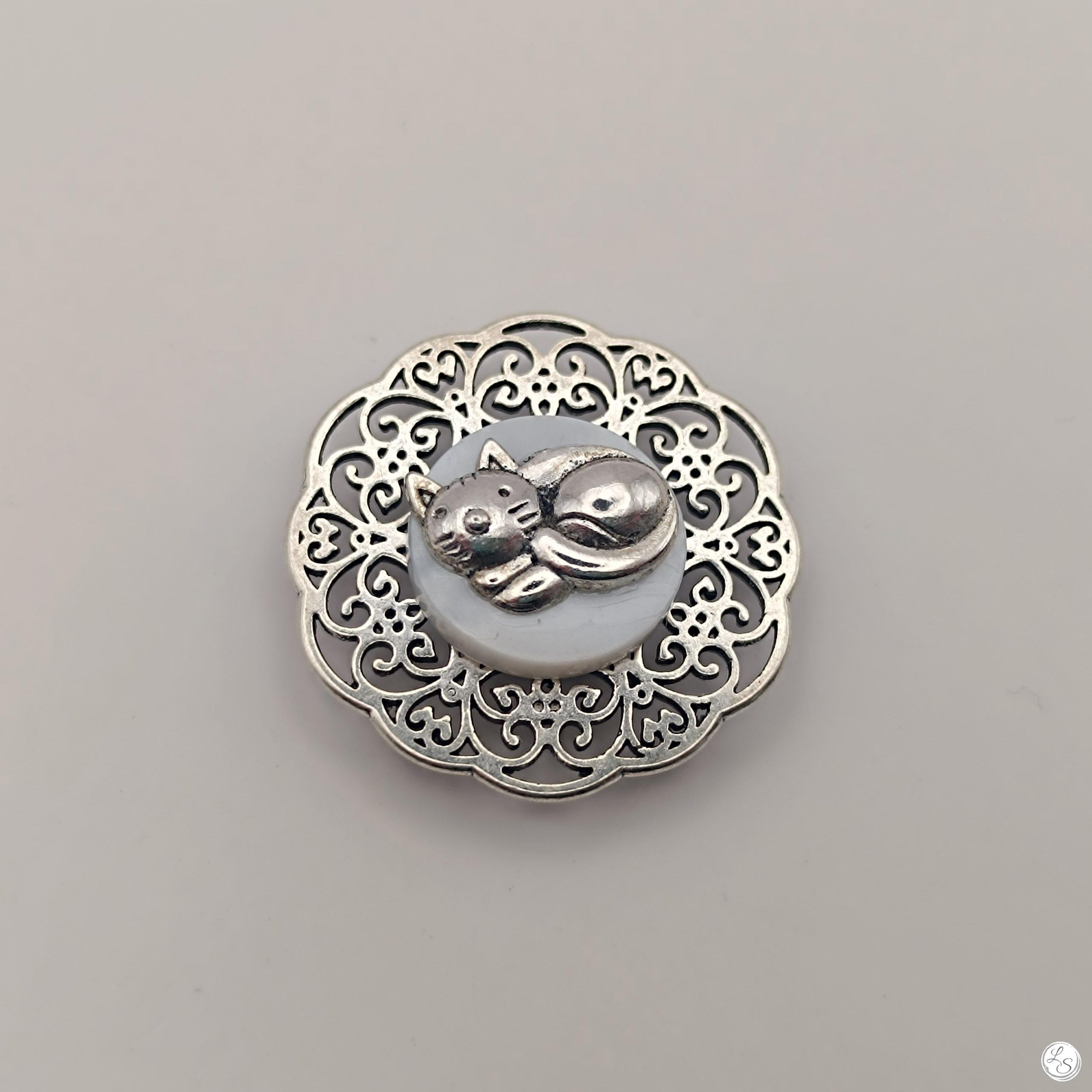 broche bijou aimanté pour fermer décorer sans percer