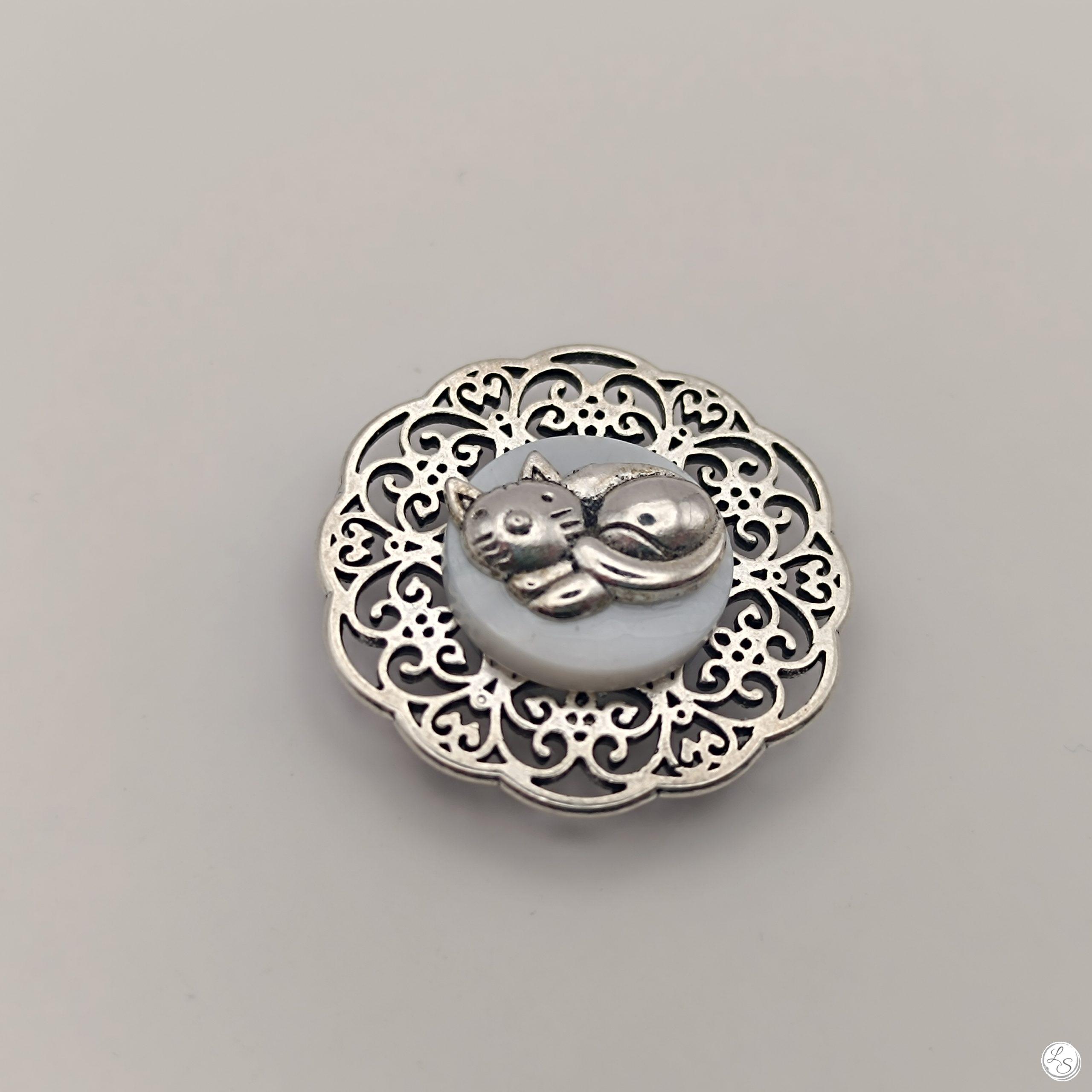 broche bijou aimanté pour fermer décorer sans percer