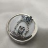 Broche aimantée "Chouette sur branche fleur et nacre"
