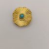 Broche aimantée "Soleil strié perle verte" – Image 4