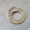Broche aimantée "Double anneaux argenté"