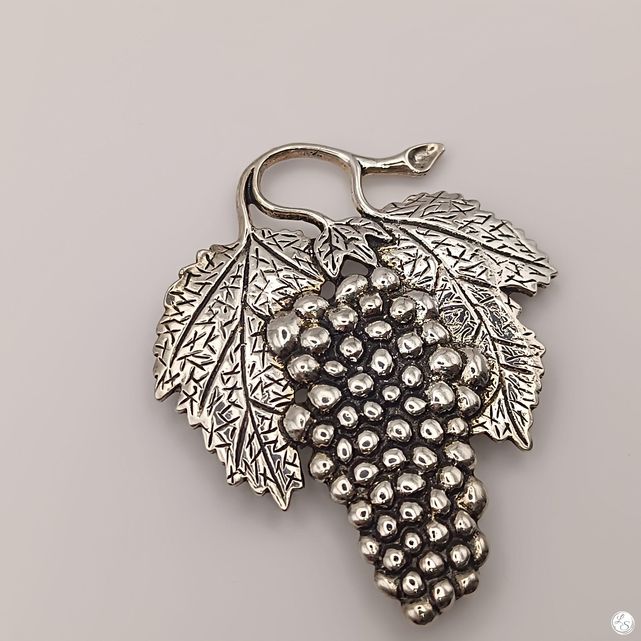 Broche aimantée "Feuille vigne" – Image 3