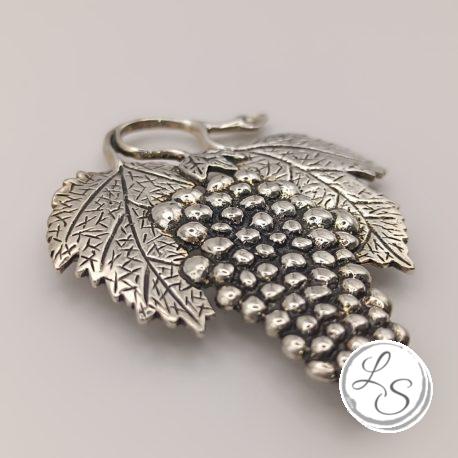Broche aimantée "Feuille vigne" – Image 2