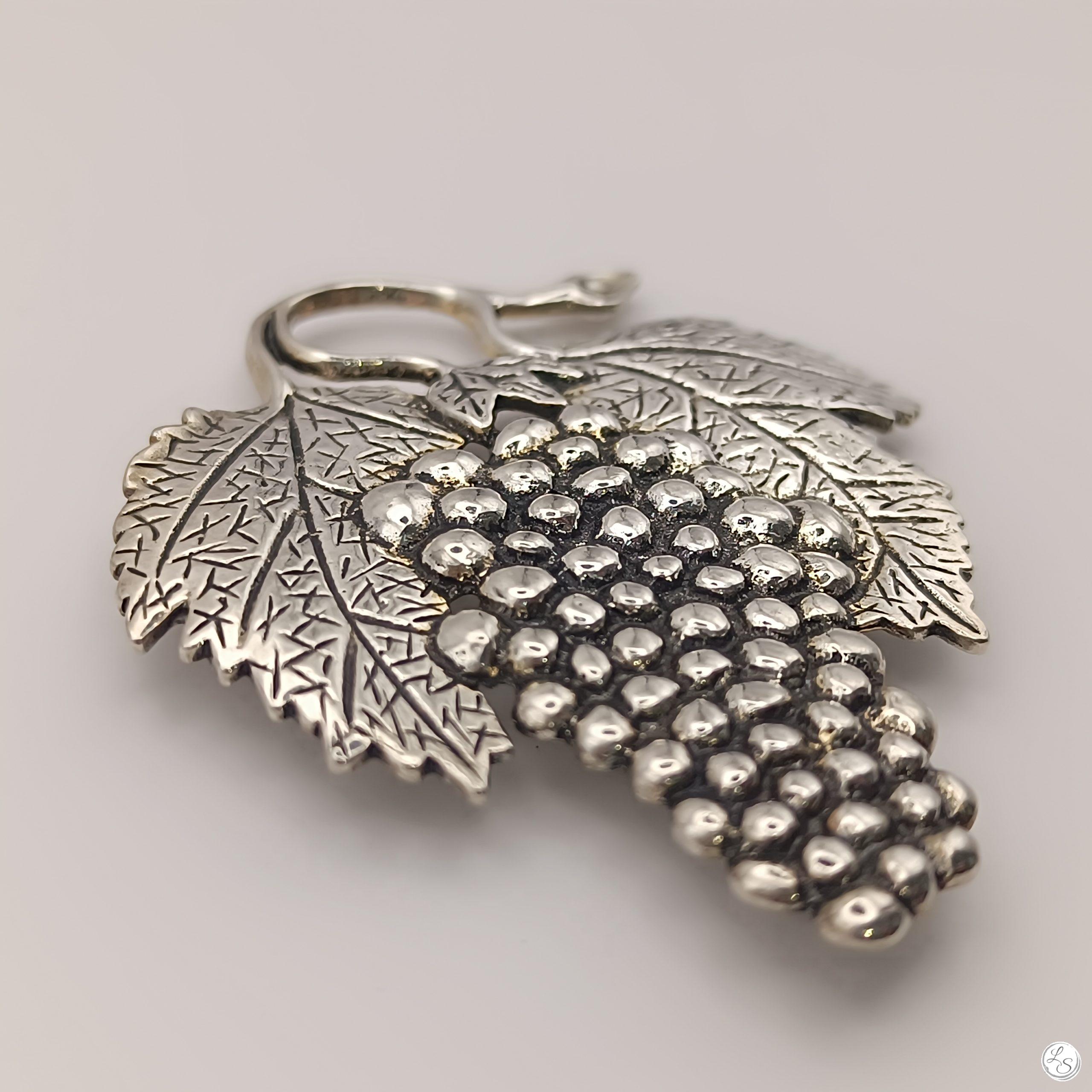 Broche aimantée "Feuille vigne" – Image 2