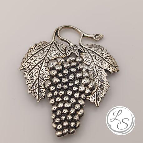 Broche aimantée "Feuille vigne"
