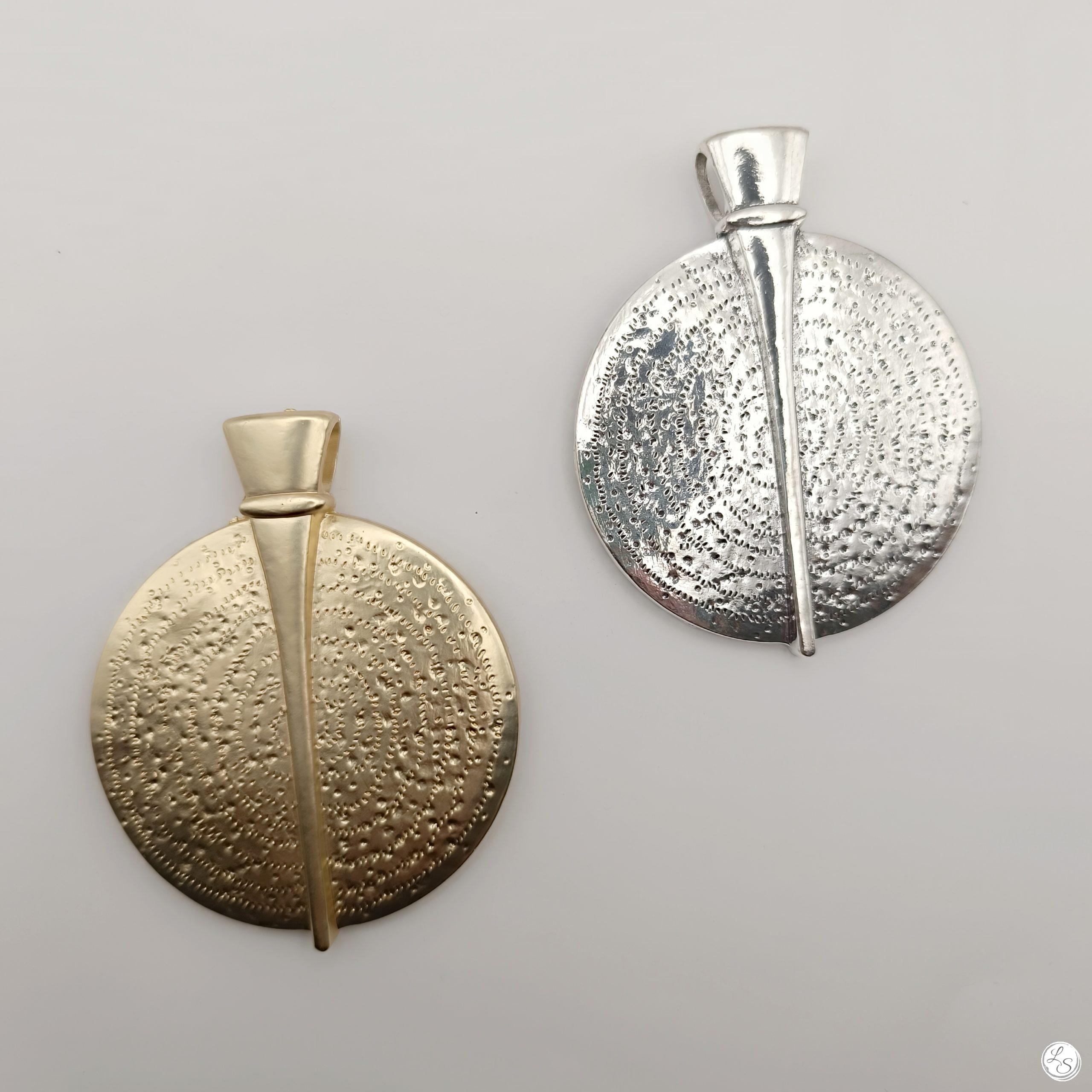 Broche aimantée "Grande Fibule "