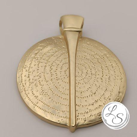 Broche aimantée "Grande Fibule dorée"