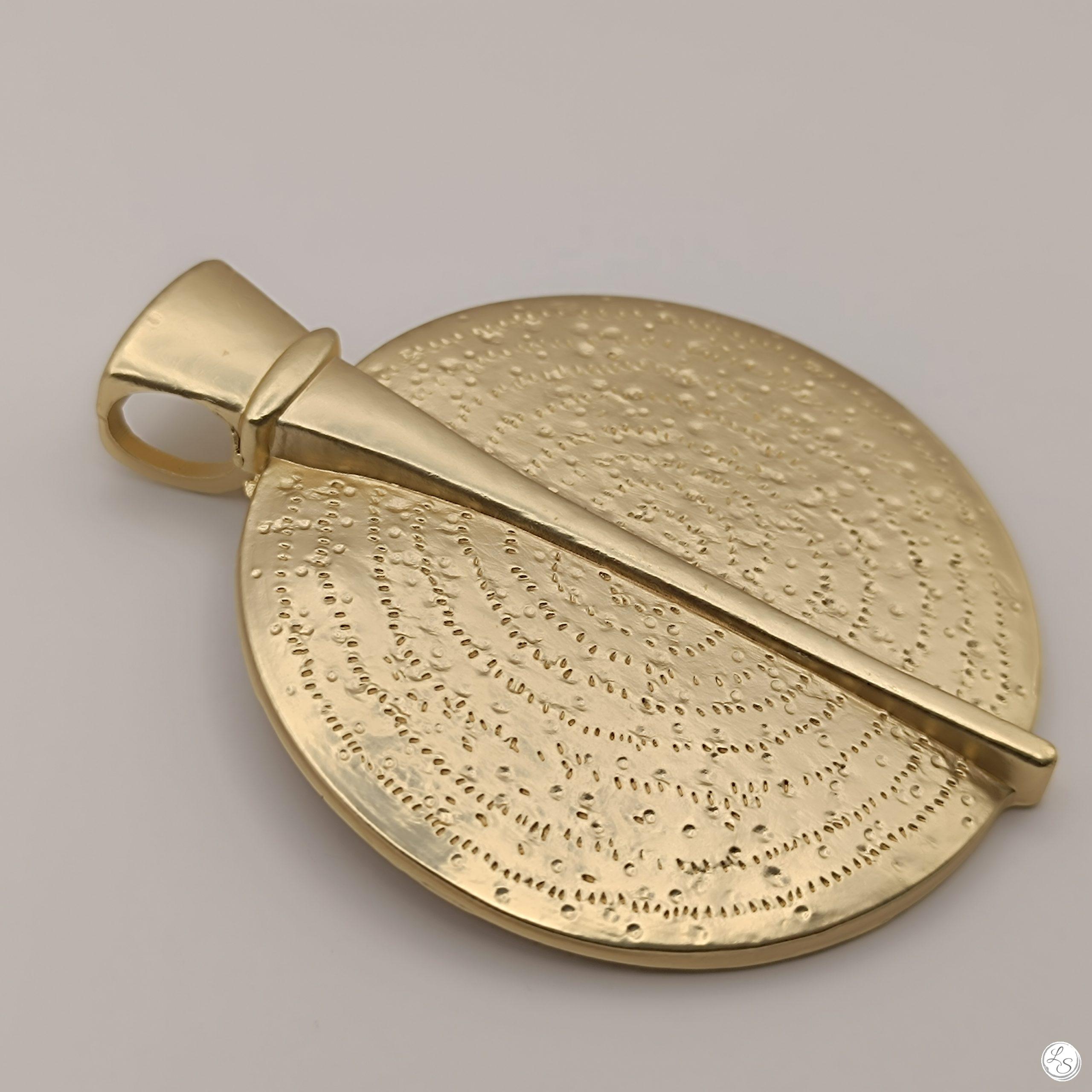 Broche aimantée "Grande Fibule dorée" – Image 2