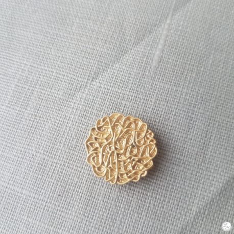Broche aimantée "filigrane doré" – Image 3