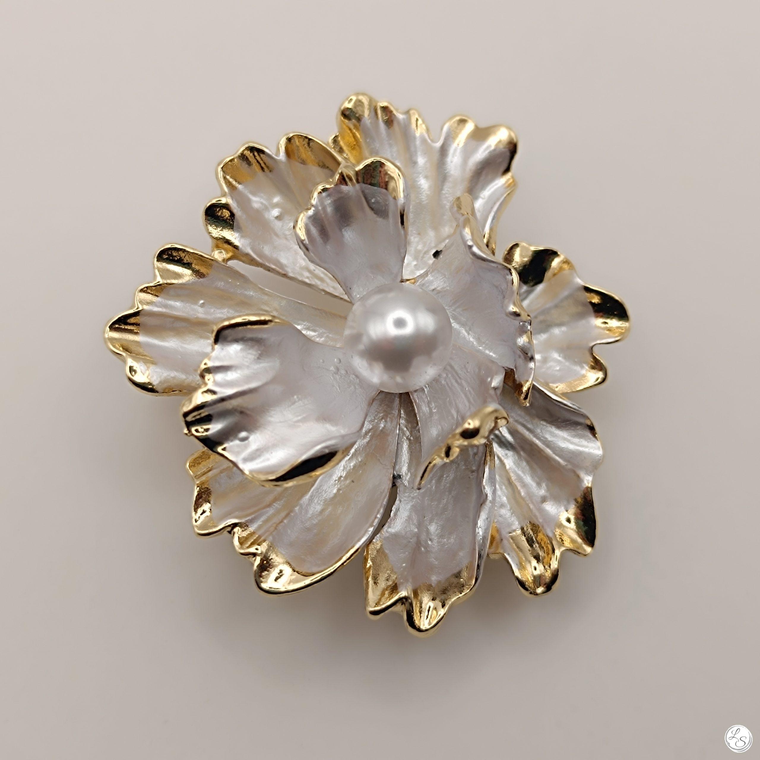 broche aimantée pour fermer, décorer, sans percer, création artisanale