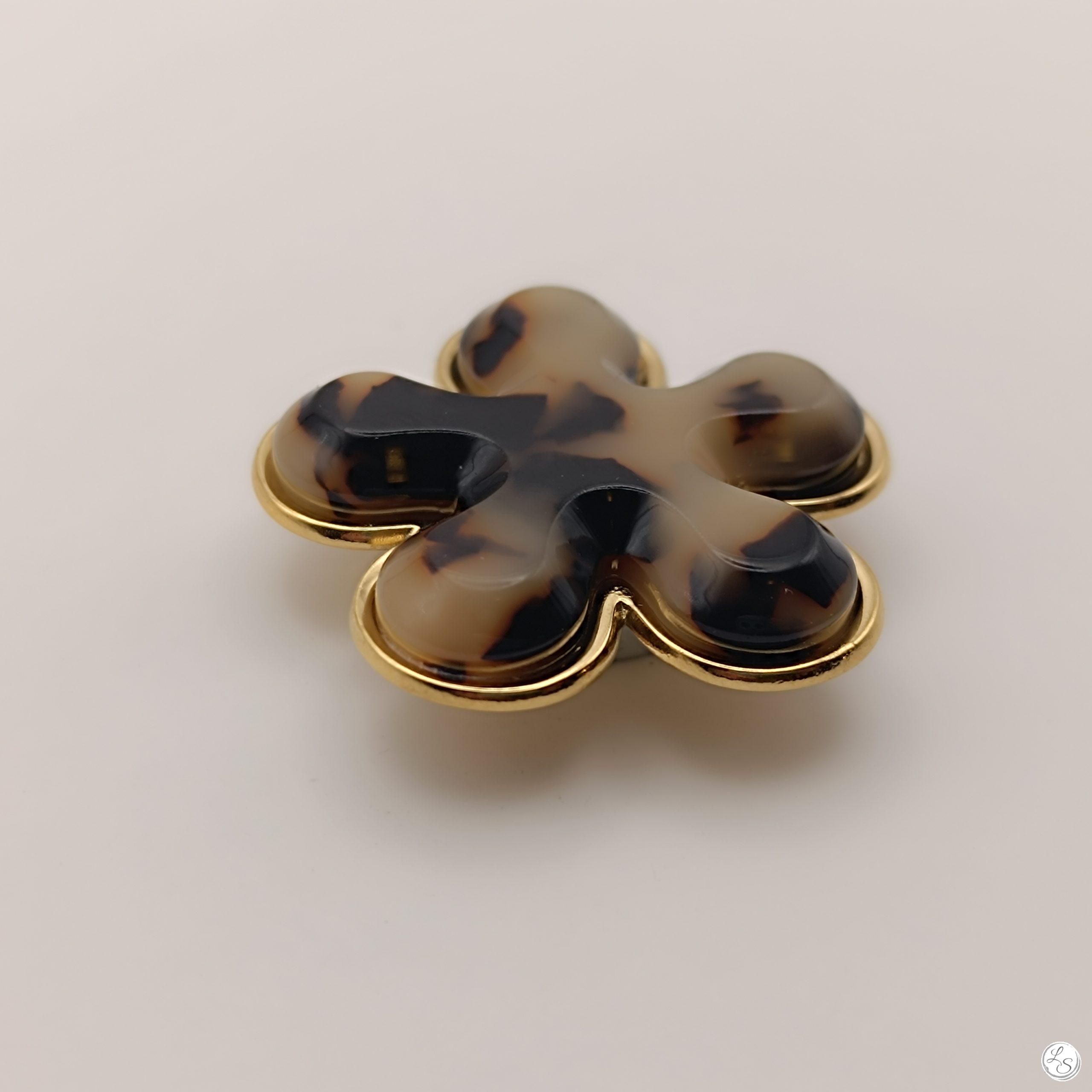 Broche aimantée "Fleur Léopard" – Image 3