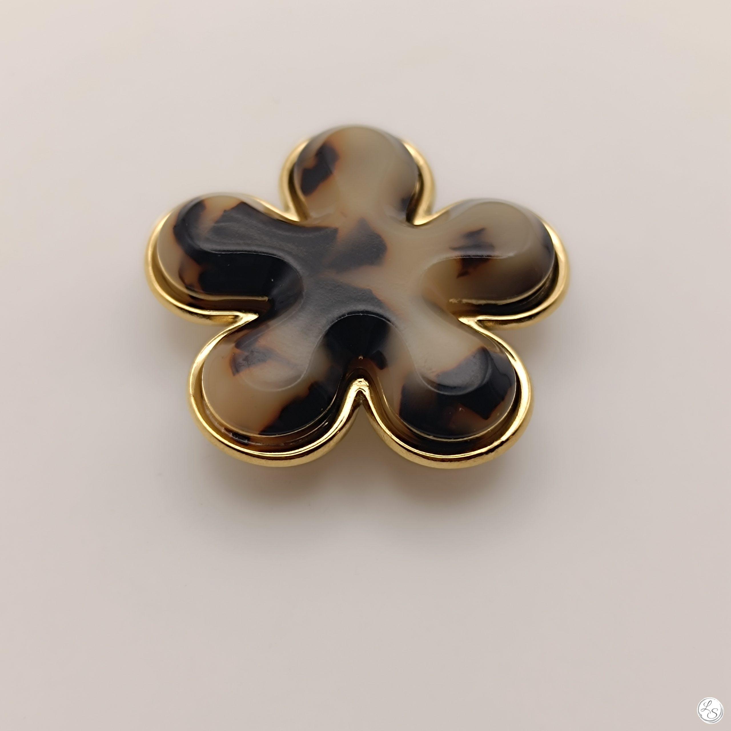 Broche aimantée "Fleur Léopard" – Image 4