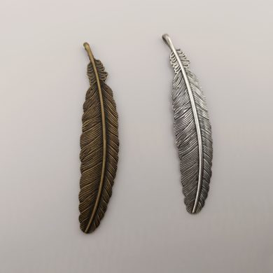 Broche aimantée grande plume , bijou magnétique sans percer