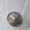 Broche aimantée "Tourbillon argenté, bronze et son carré argenté" – Image 2