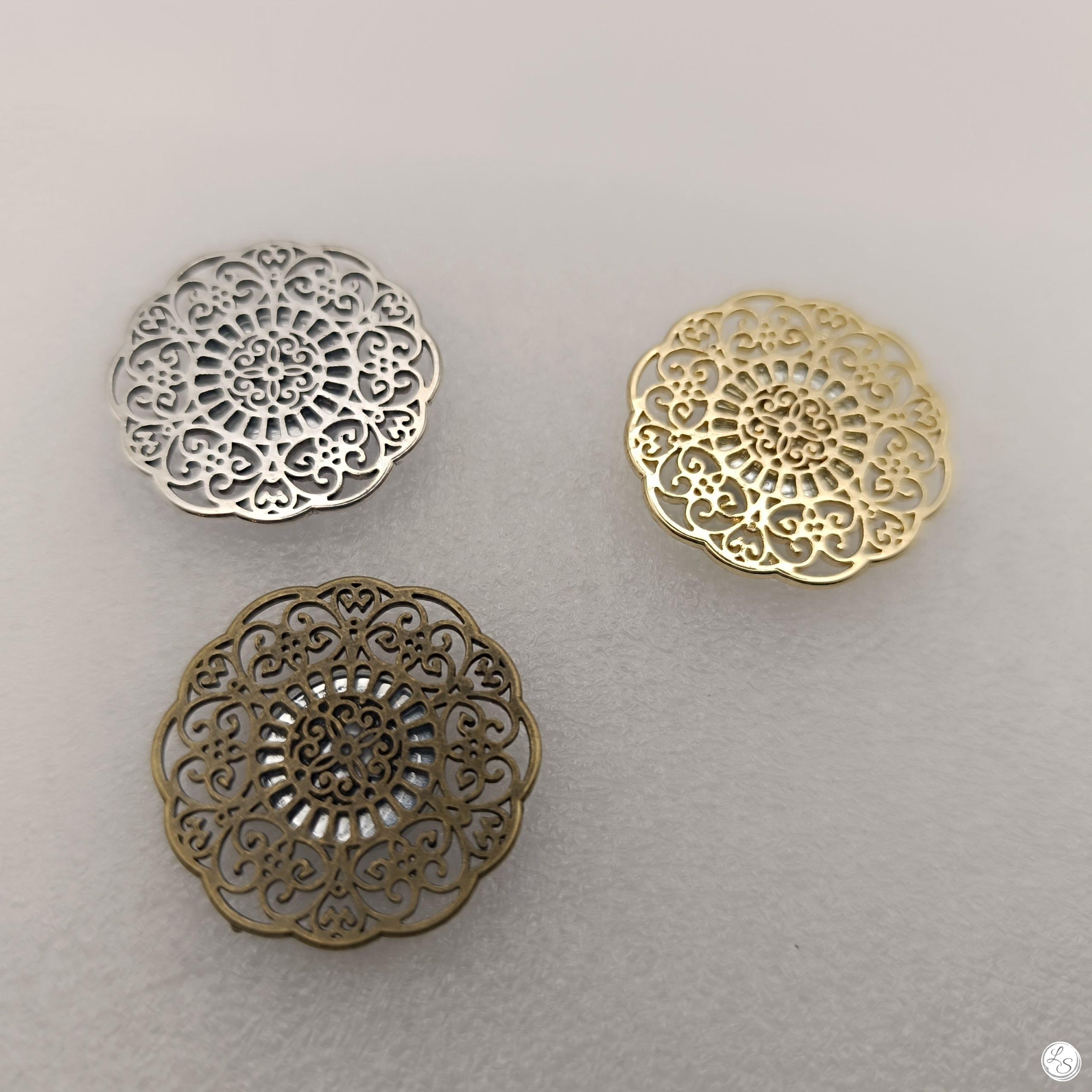 Broche aimantée "Petite Rosace"