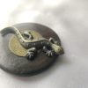 Broche aimantée "Salamandre tout bronze" – Image 3