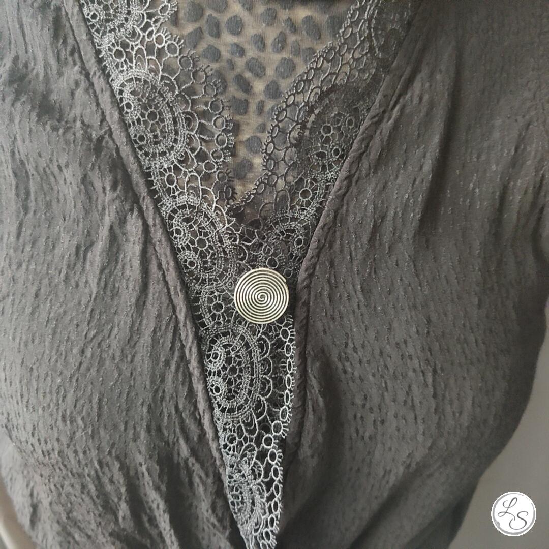 Broche aimantée "Spirale"