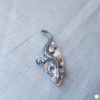 Broche aimantée "Salamandre argentée" – Image 2