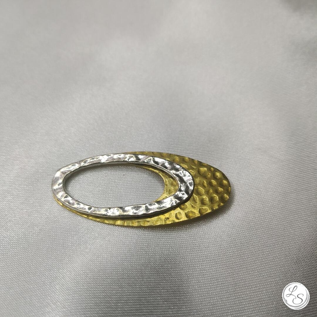 Broche aimantée "Porte lunettes doré argenté" – Image 2