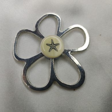 Broche aimantée "Porte lunettes Argenté Étoile"