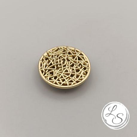 Broche aimantée "Filigrane doré"