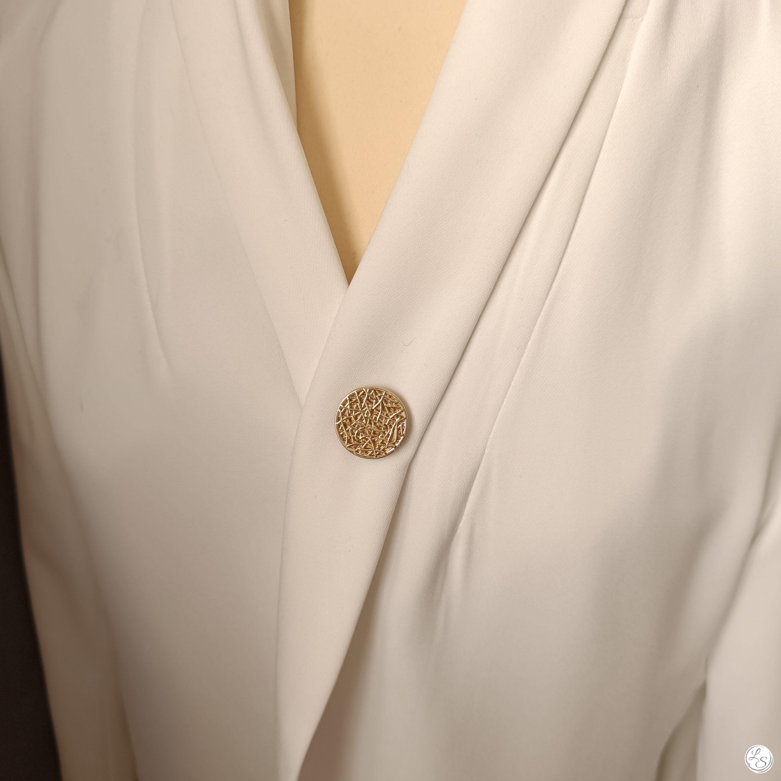 Broche aimantée "Filigrane doré" – Image 3